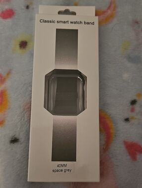 Classic Space Grey Smart Watch Band - 40MM